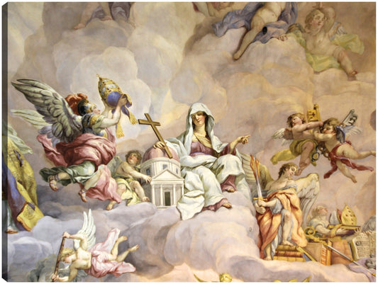 Fresco de ángeles celestiales - DP Gallery