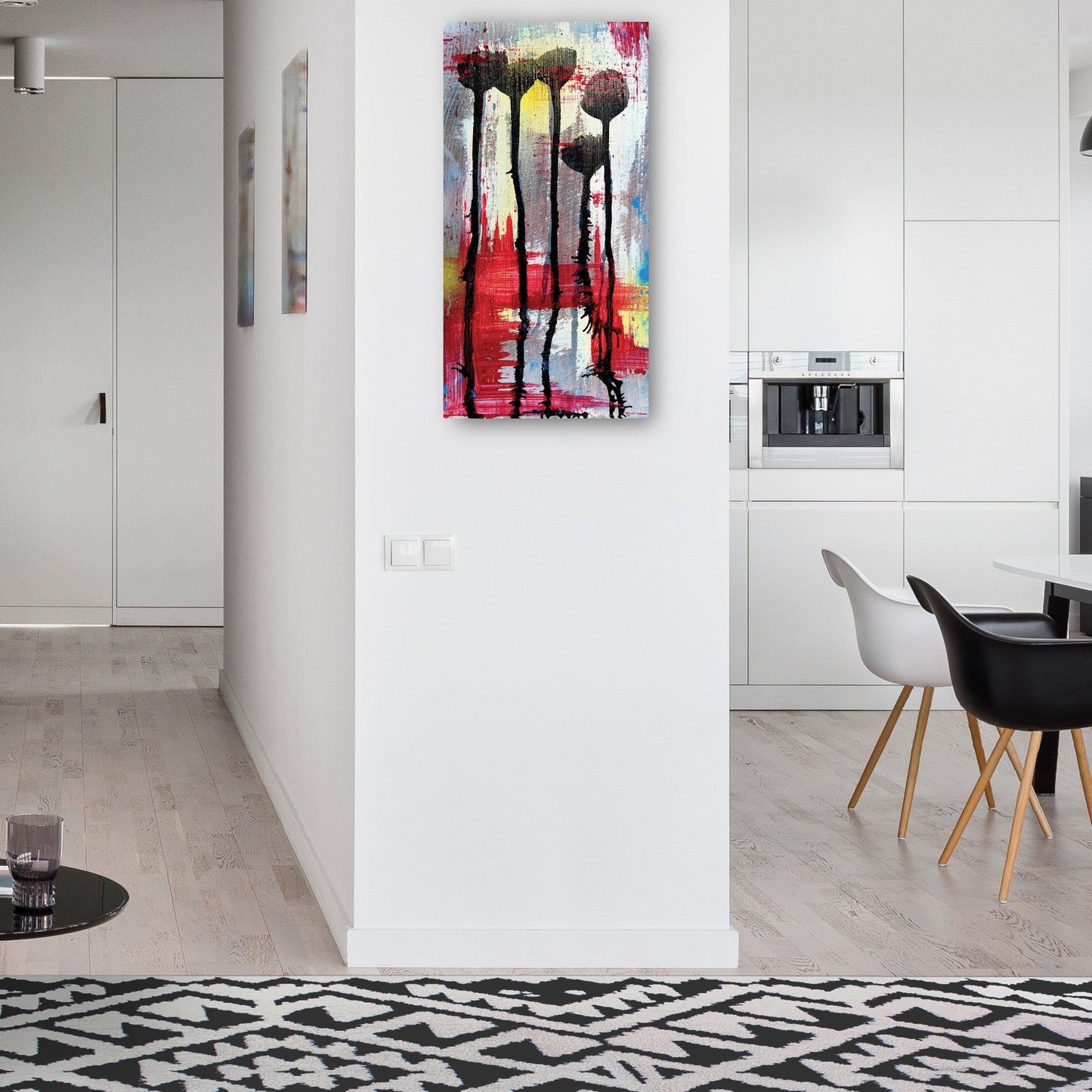 Flores negras fuera de lo abstracto - DP Gallery