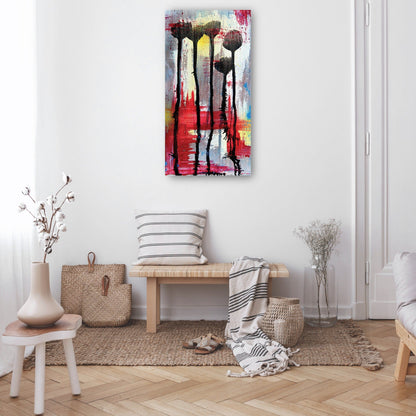 Flores negras fuera de lo abstracto - DP Gallery