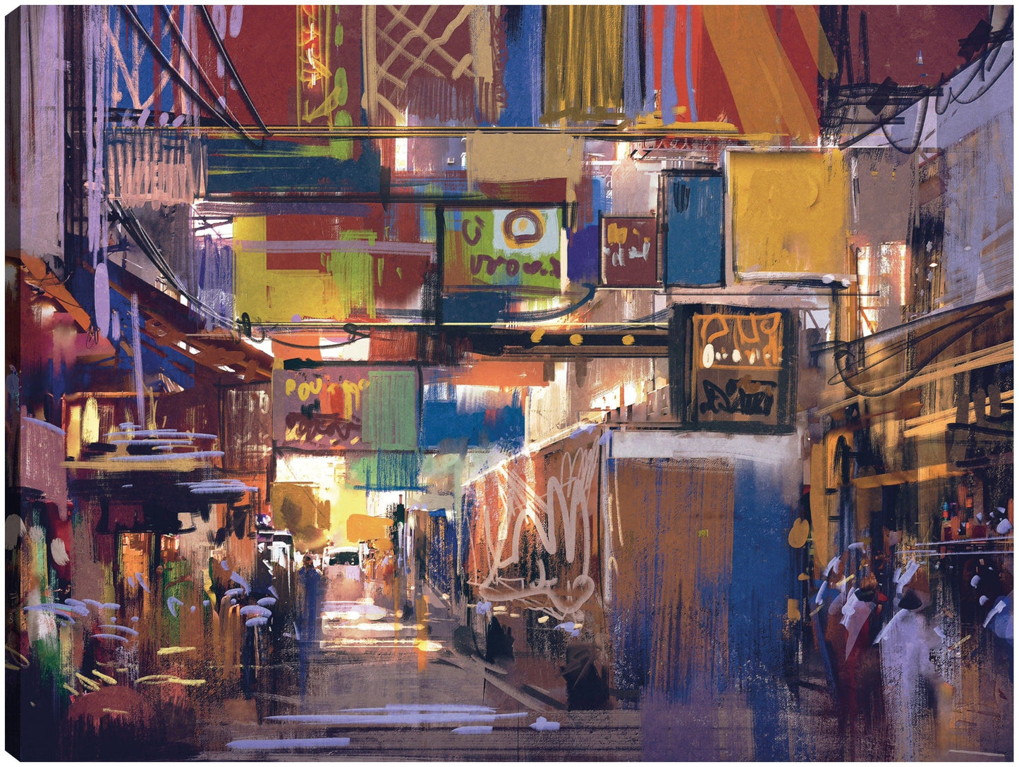 Popurrí de colores del mercado callejero - DP Gallery