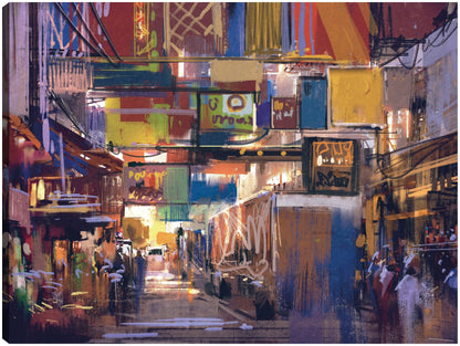 Popurrí de colores del mercado callejero - DP Gallery