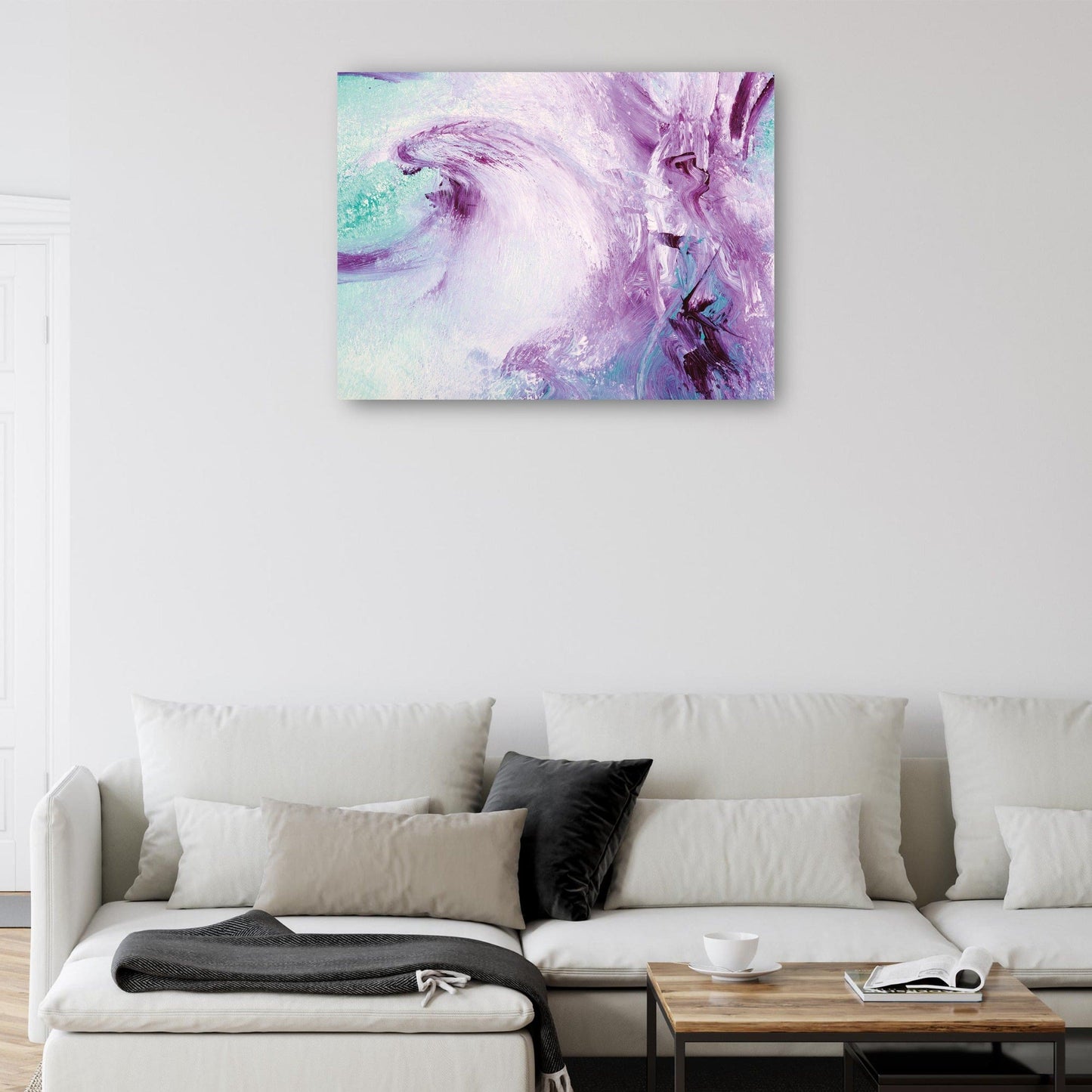 Pliegues De Satén Violeta Profundo - DP Gallery