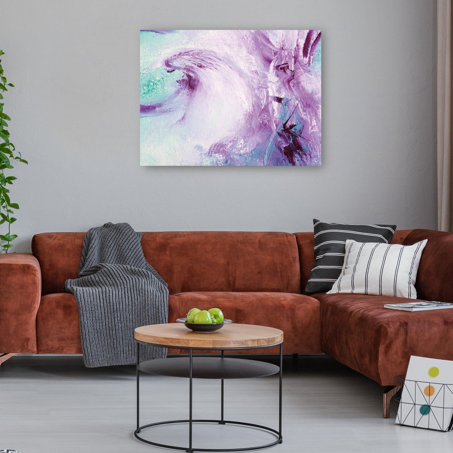 Pliegues De Satén Violeta Profundo - DP Gallery