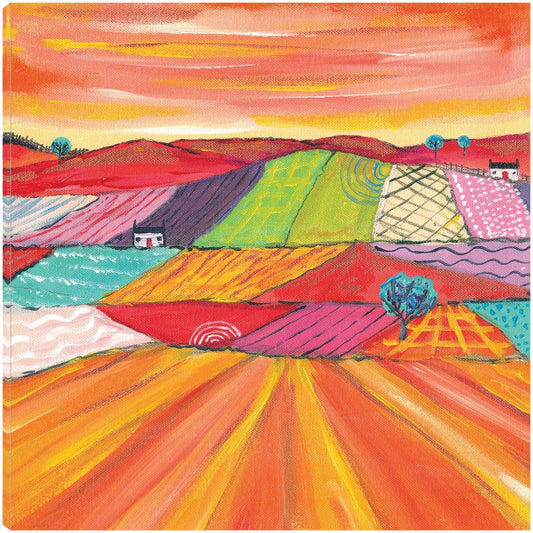Gloriosos campos de maíz en Escocia - Caroline Duncan ART