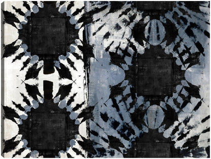 Flor Tribal Azul Horizontal - Nikki Chu