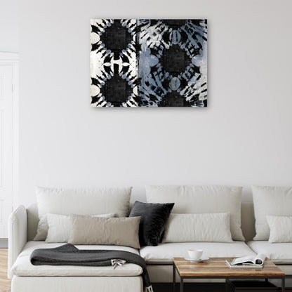 Flor Tribal Azul Horizontal - Nikki Chu