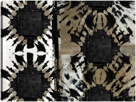 Tribal Flor Neutral Horizontal - Nikki Chu