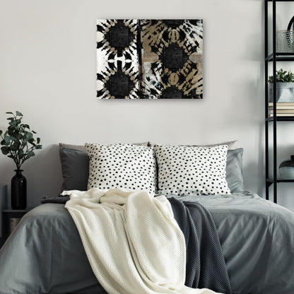 Tribal Flor Neutral Horizontal - Nikki Chu