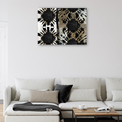 Tribal Flor Neutral Horizontal - Nikki Chu