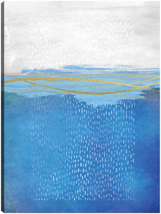 Resumen azul y dorado - Nikki Chu