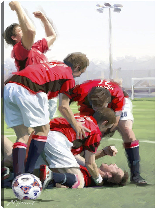 Celebración del fútbol - The Macneil Studio