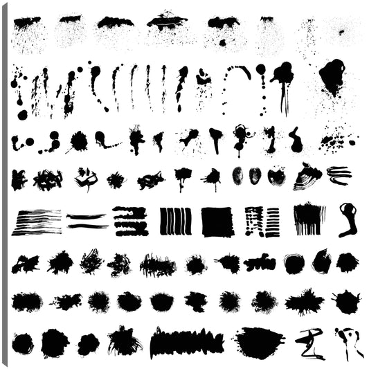 Elementos de tinta grunge - DP Gallery