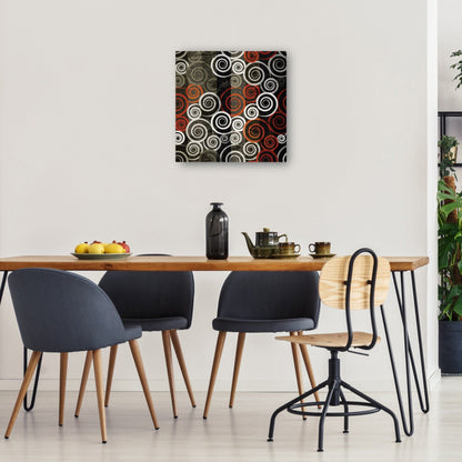 Remolinos de café negro y crema - DP Gallery