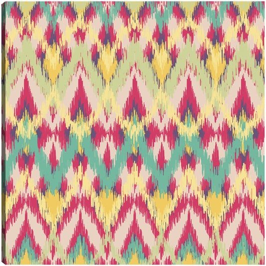 Patrón de picos rosas Ikat - DP Gallery