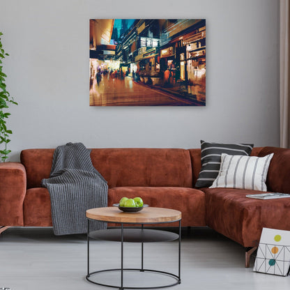 Noche en los colores de la ciudad de la ciudad - DP Gallery