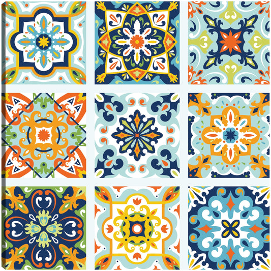 Patrón de mosaico de bellezas españolas - DP Gallery