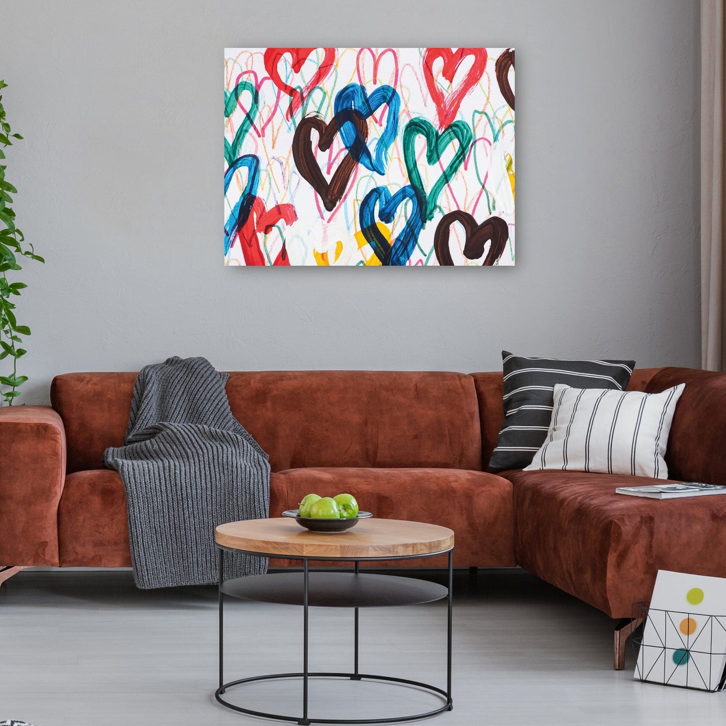 Arty Colors Corazones Pintados - DP Gallery