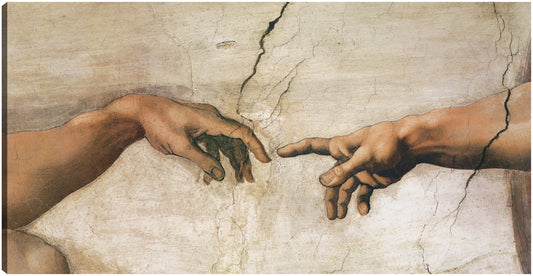 Michelangelo-CreationOfAdam-Detalle - Portfolio Arts Group