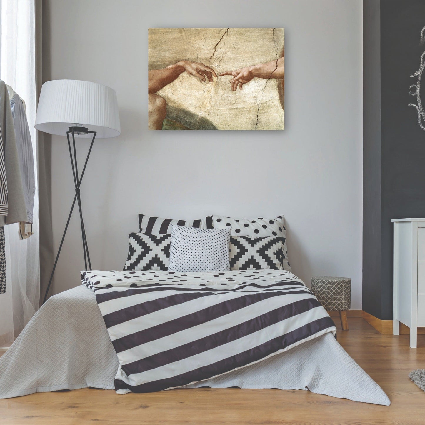 Michelangelo-Creat de Adán - Portfolio Arts Group