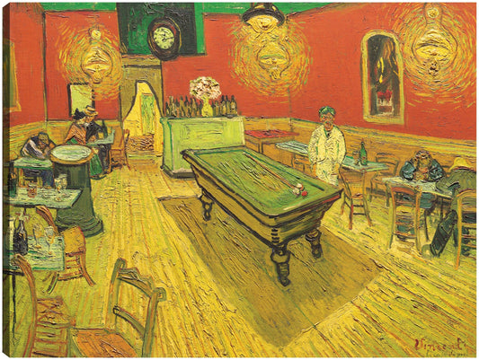 Café nocturno con mesa de billar - Portfolio Arts Group