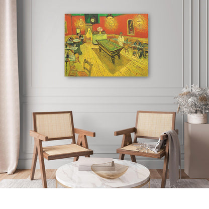 Café nocturno con mesa de billar - Portfolio Arts Group