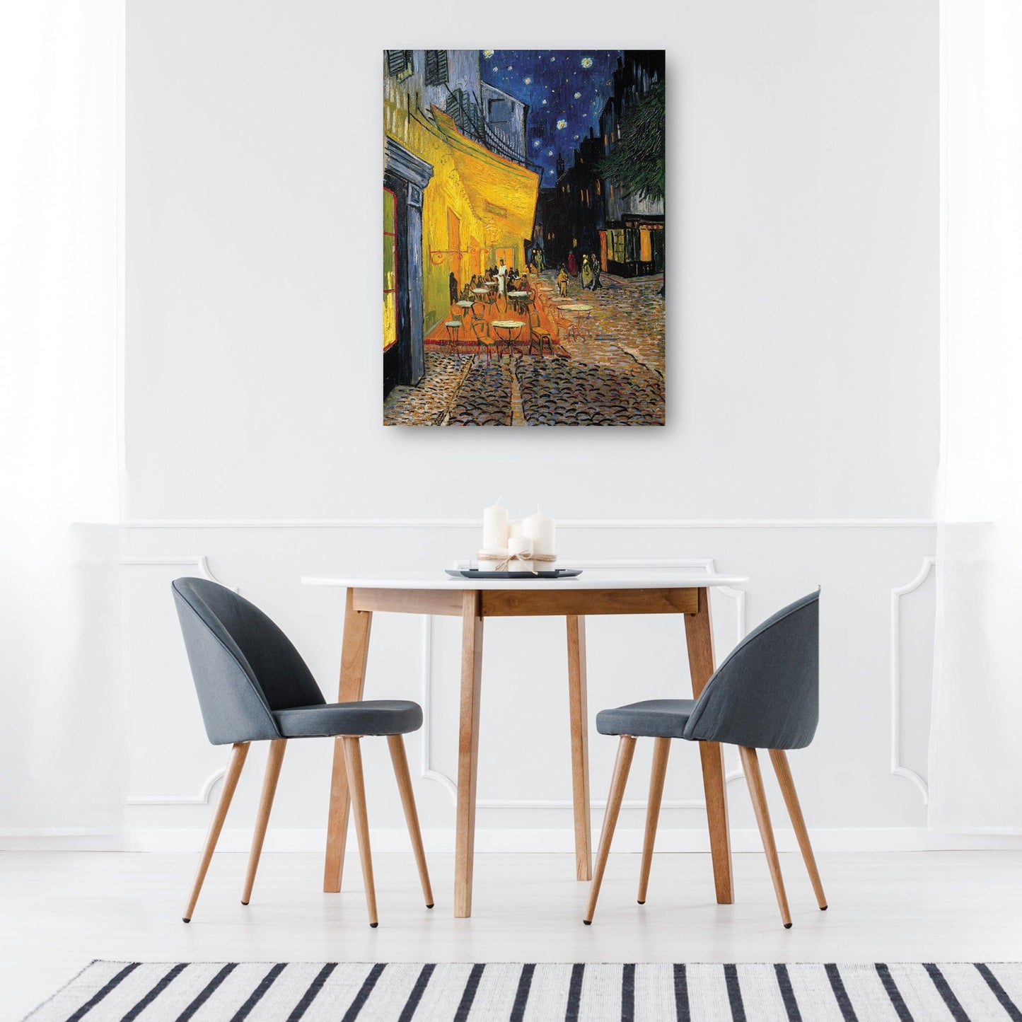 Terraza del café Van Gogh-Night - Portfolio Arts Group