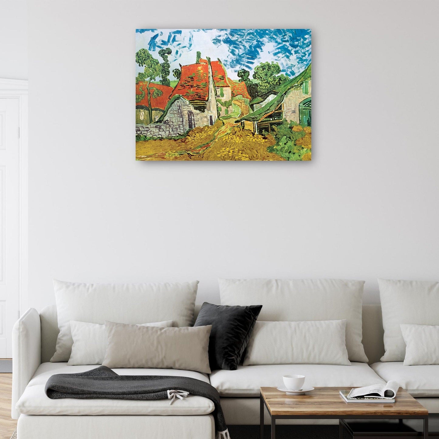 Calle Van Gough-Village en Auvers - Portfolio Arts Group