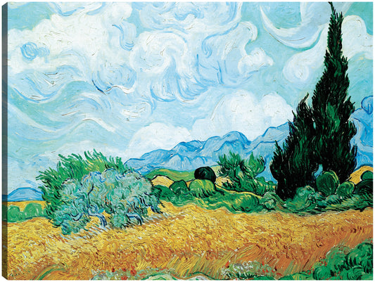 Van Gough-trigo amarillo y cipreses - Portfolio Arts Group
