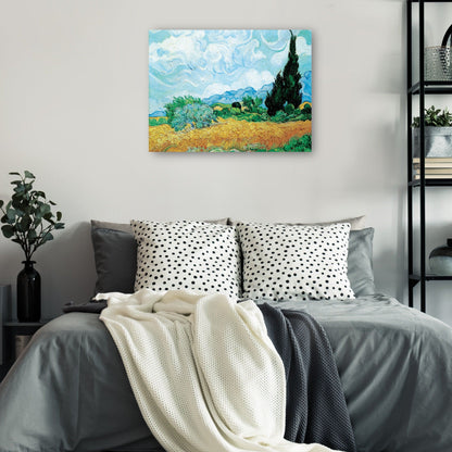 Van Gough-trigo amarillo y cipreses - Portfolio Arts Group
