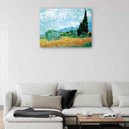 Van Gough-trigo amarillo y cipreses - Portfolio Arts Group