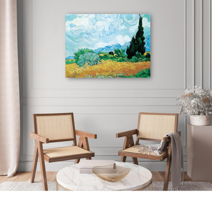 Van Gough-trigo amarillo y cipreses - Portfolio Arts Group