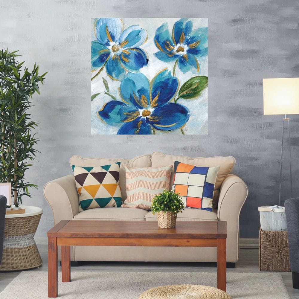 Azules Florecientes I - Nan