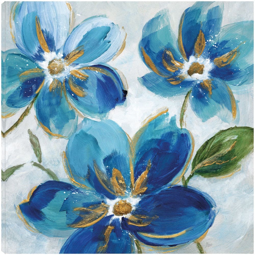 Azules Florecientes I - Nan