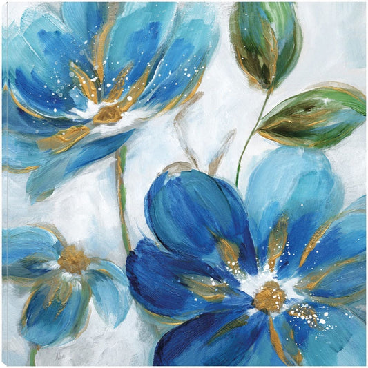 Azules Florecientes II - Nan