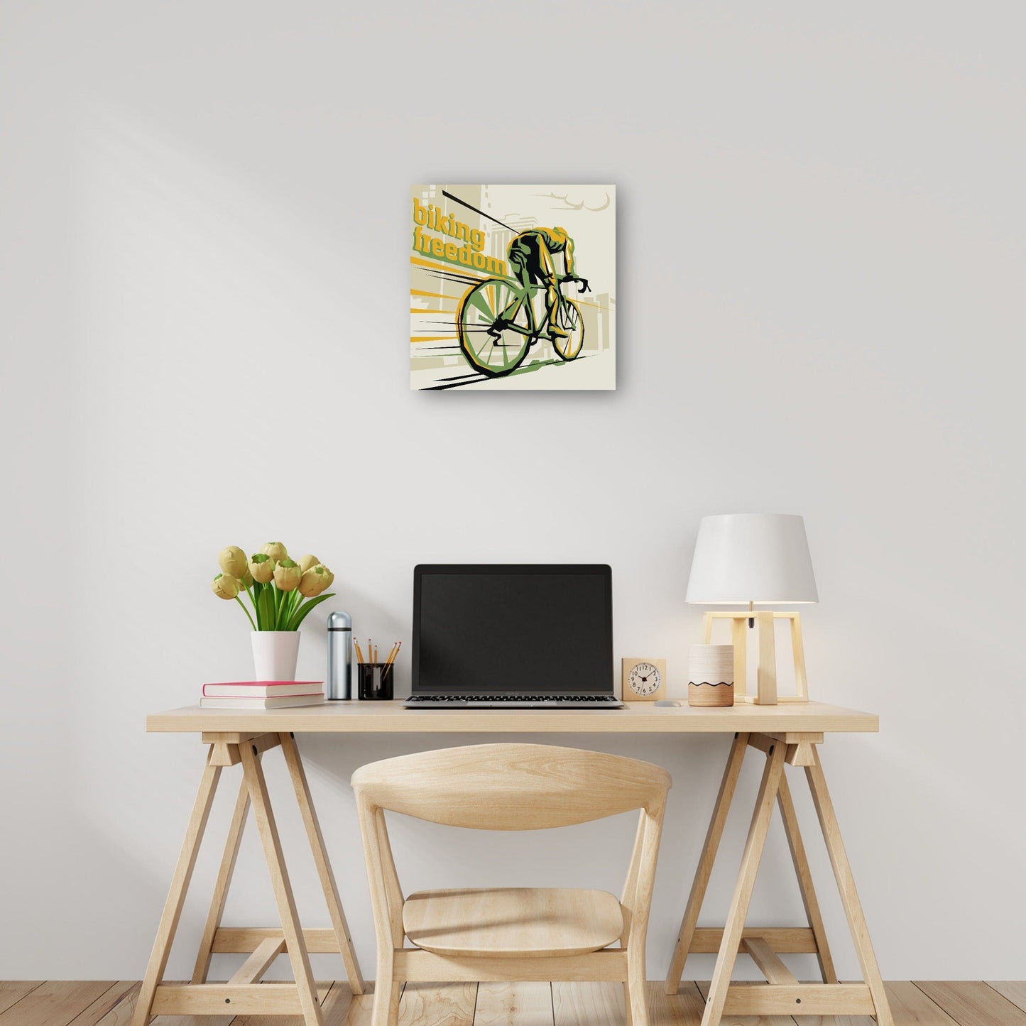 Cartel de la libertad en bicicleta - DP Gallery