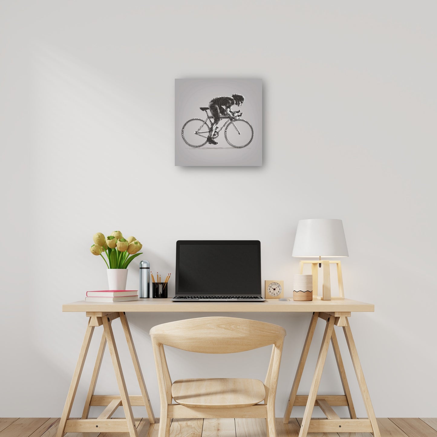 Líneas gráficas Ciclista - DP Gallery