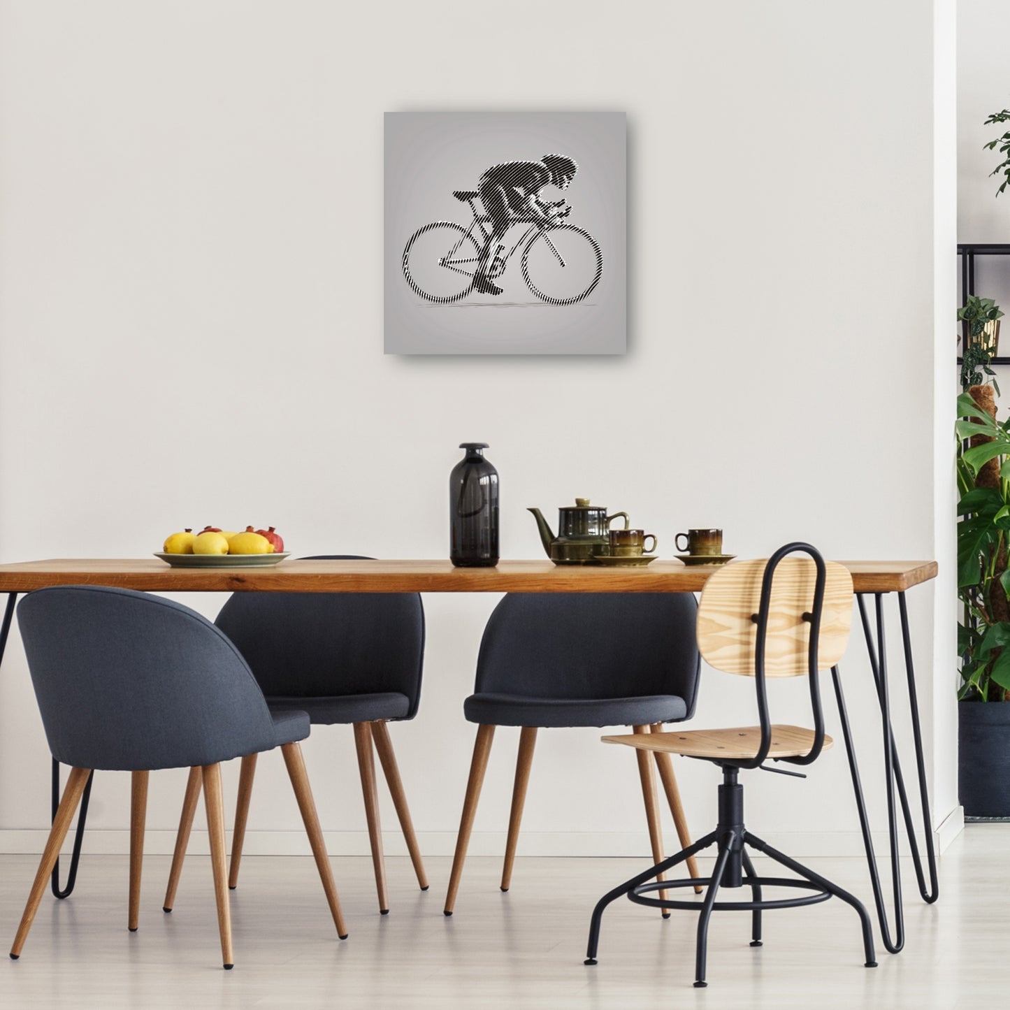 Líneas gráficas Ciclista - DP Gallery