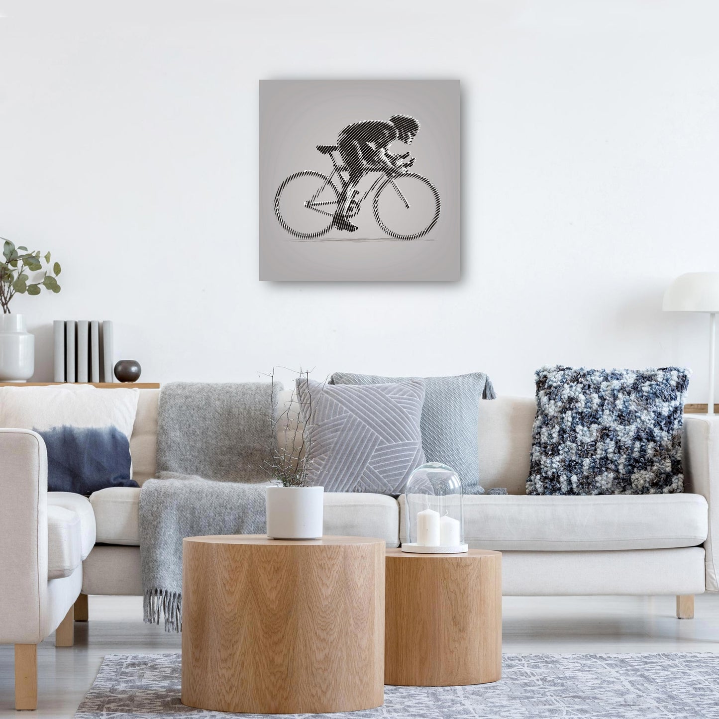 Líneas gráficas Ciclista - DP Gallery