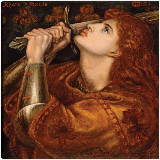 Juana de Arco Dante Gabriel Rosetti 1882 - Vintage Lavoie