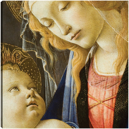 Sandro Botticelli Detalle de La Virgen y el Niño - Vintage Lavoie