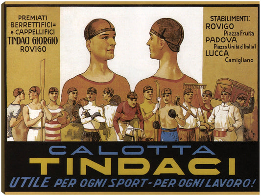 Calotta Tindaci Gorra deportiva Ad 1910 - Vintage Lavoie