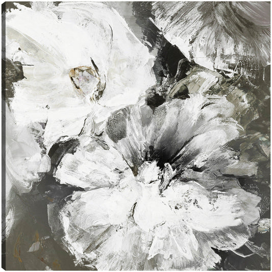 Flores blancas y grises - Design Fabrikken