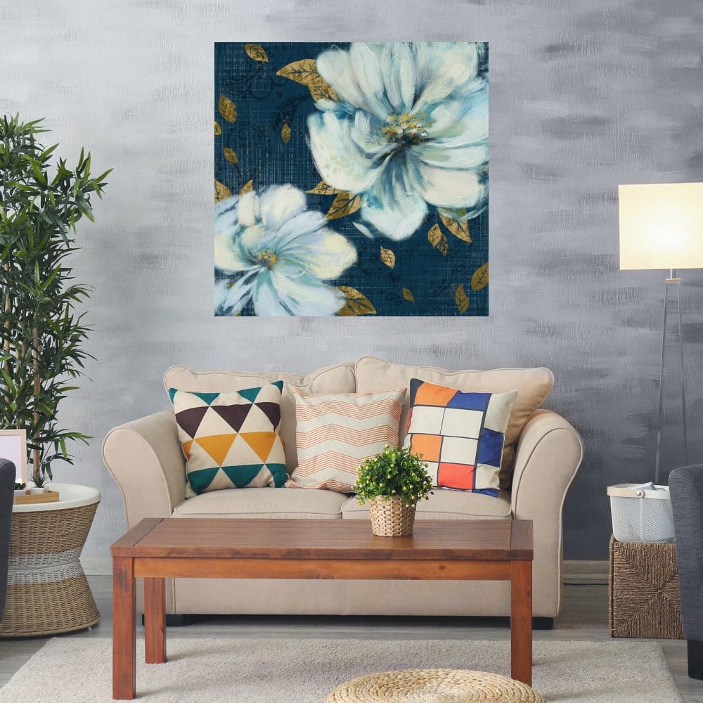 Jardin Azul y Oro I - Heather Hayes