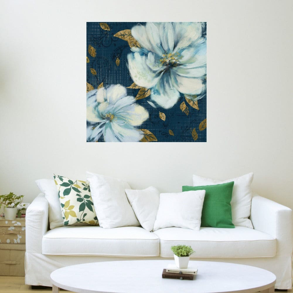 Jardin Azul y Oro I - Heather Hayes