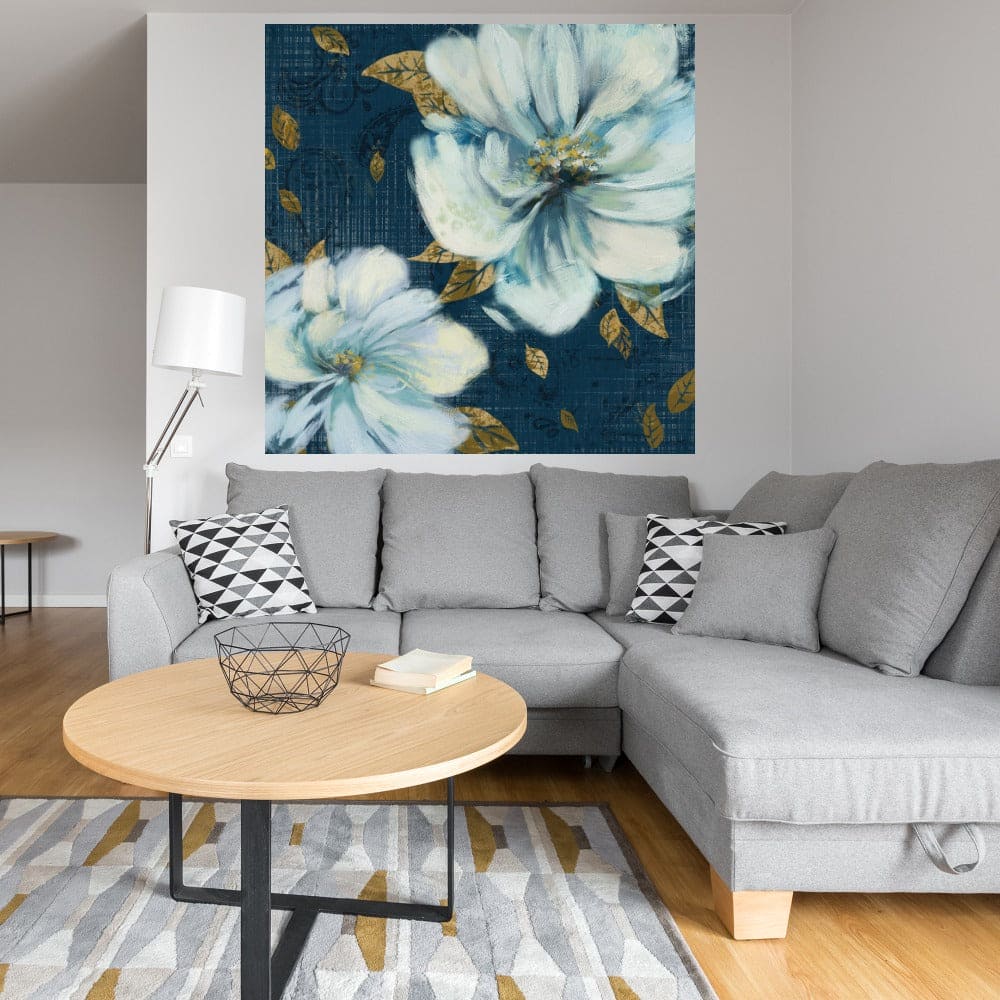 Jardin Azul y Oro I - Heather Hayes