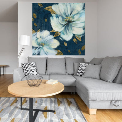Jardin Azul y Oro I - Heather Hayes