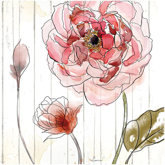 Rojo en Acuarela II - Heather Hayes