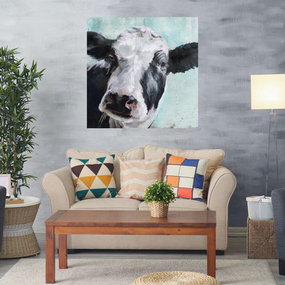 Vaca en blanco y negro - Heather Hayes