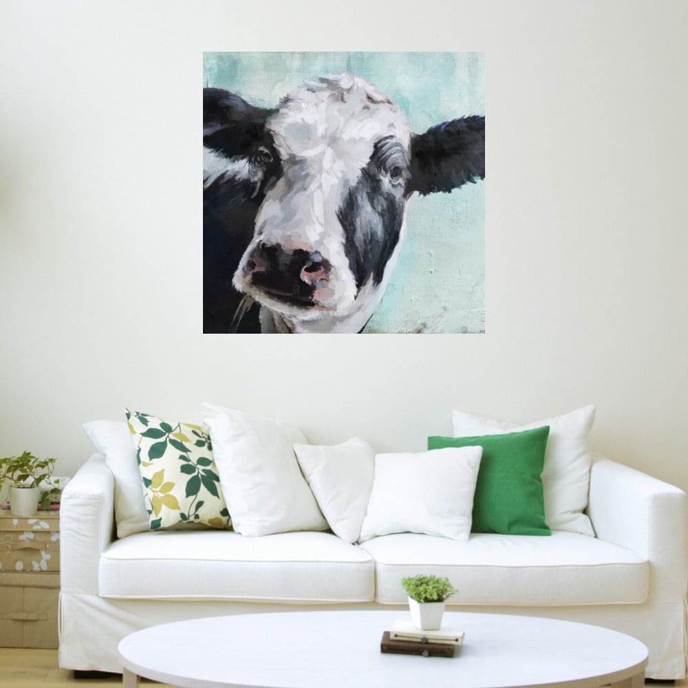 Vaca en blanco y negro - Heather Hayes