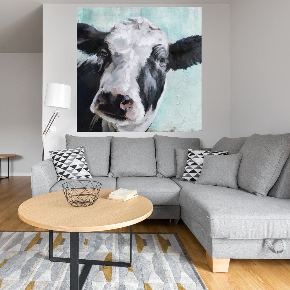 Vaca en blanco y negro - Heather Hayes